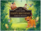 Lion King Safari Birthday Backdrop – 5x3ft Vinyl