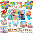 i-emporium Cocomelon Birthday Party Supplies – DIY 167-Piece Decoration Pack