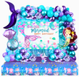 Mermaid Birthday Party Decorations – 110-Piece Girls Set