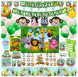 i-emporium Jungle / Safari Birthday Party Decorations Supplies Pack of 267 Pcs