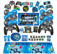 i-emporium 189 Pieces Gaming Birthday Party Supplies Decorations | Game On
