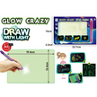 i-Emporium Glow Crazy Draw With Light Tablet | Mess-Free Luminous Kids Drawing Board