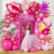 i-emporium Pink Balloon Arch Kit Garland Set for Barbie Princess Theme - 130 Pieces