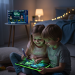 i-Emporium Glow Crazy Draw With Light Tablet | Mess-Free Luminous Kids Drawing Board