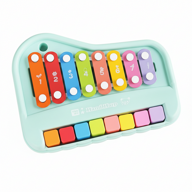 i-emporium Baby Xylophone Piano Toy - 8 Key Colorful Musical Instrument