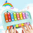 i-emporium Baby Xylophone Piano Toy - 8 Key Colorful Musical Instrument