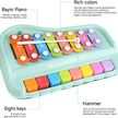 i-emporium Baby Xylophone Piano Toy - 8 Key Colorful Musical Instrument