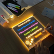 i-emporium LED Panel Colorful Writing Tablet - Light Up Drawing Board
