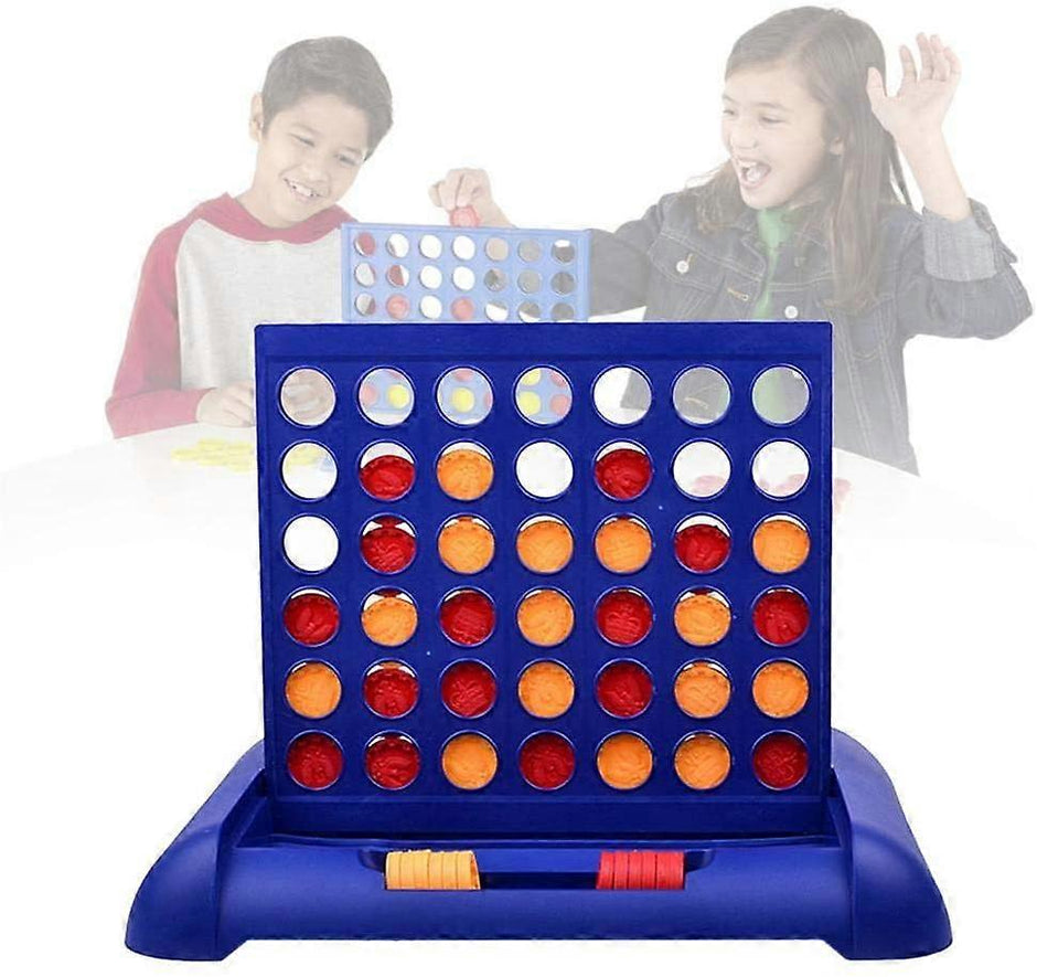 i-emporium Board Game Family Fun Game Four in a Row for Kids & Adults