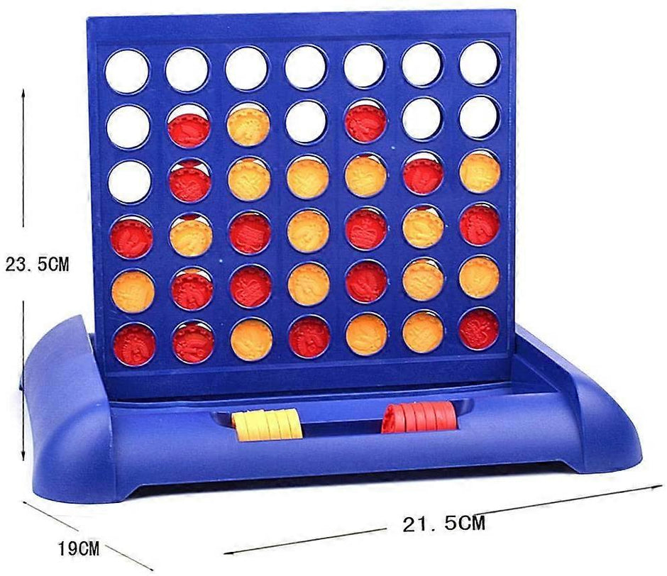 i-emporium Board Game Family Fun Game Four in a Row for Kids & Adults
