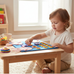 i-emporium Montessori Felt Finger Counting Board - Preschool Math Learning Toy