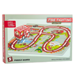 DIY Fire Truck Puzzle Track Set – Wind-Up Educational Toy