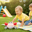 i-emporium Crawling Crab Toy for Toddlers - Musical Tummy Time Baby Toy