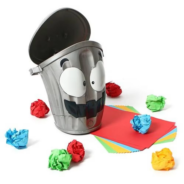i-emporium Electric Crazy Trash Can Indoor Competitive Shooting Game