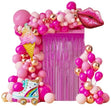 i-emporium Pink Balloon Arch Kit Garland Set for Barbie Princess Theme - 130 Pieces
