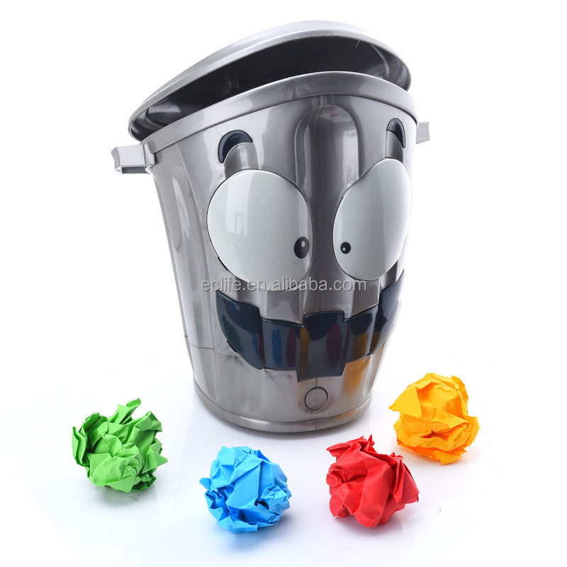Electric Trash Can Shooting Game – Indoor Kids Toy