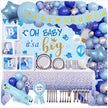 Baby Boy Shower Decorations – 241-Piece Complete Set