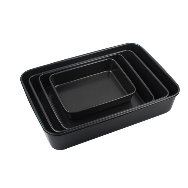 i-emporium Baking Pans Set Non Stick 3 Piece Essential Bakeware Utensils