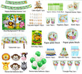 i-emporium Jungle / Safari Birthday Party Decorations Supplies Pack of 267 Pcs