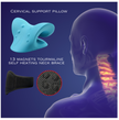 i-emporium - Cervical Traction Pillow & 13-Point Tourmaline Magnetic Self-Heating Neck Wrap