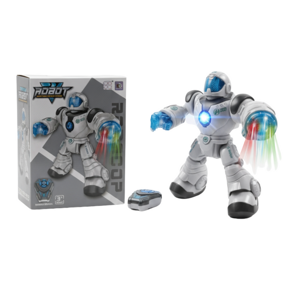 i-emporium Kids Robot Toy - Remote Control Robot with Lights & Sounds