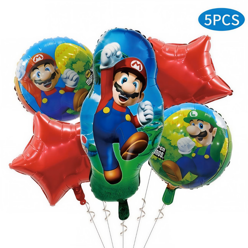 i-emporium Super Mario Birthday Party Decorations 53pcs