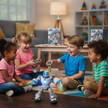 i-emporium Kids Robot Toy - Remote Control Robot with Lights & Sounds