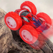 i-emporium 360 Double-Sided RC Stunt Car with LED Lights - Superhero Style