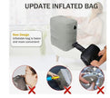 i-emporium Inflatable Travel Footrest - Neck Pillow, Sleep Mask, And Ear Plugs Pack