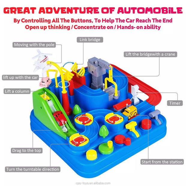 i-emporium City Rescue Car Adventure Preschool Educational Race Track