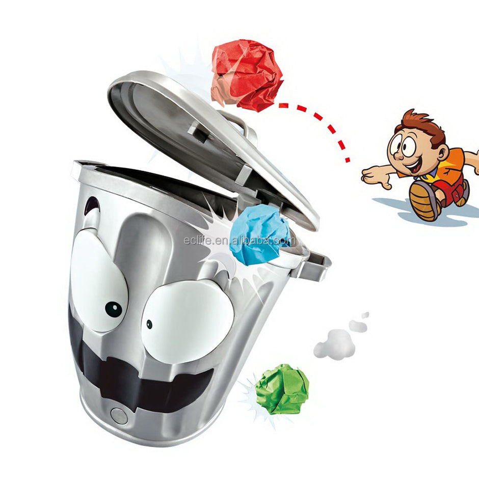 i-emporium Electric Crazy Trash Can Indoor Competitive Shooting Game