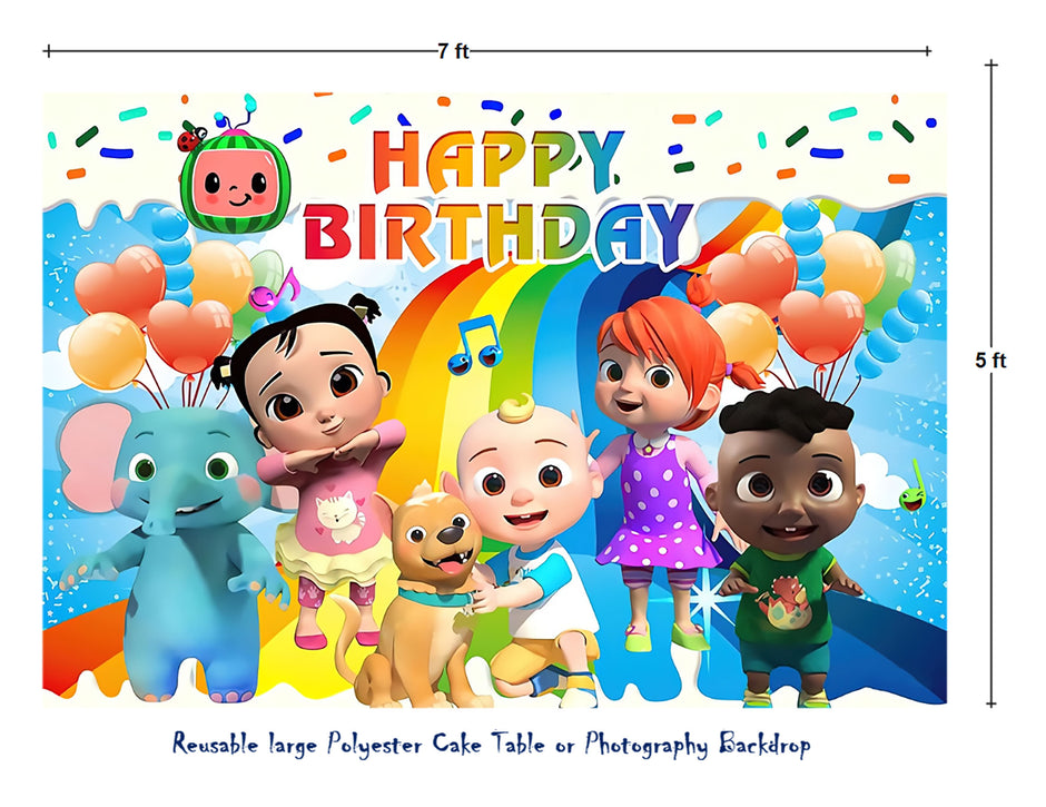 i-emporium Cocomelon Birthday Party Supplies – DIY 167-Piece Decoration Pack