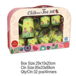 i-emporium Kids Pretend Play Green Tea Set 15-Piece Kitchen Toys