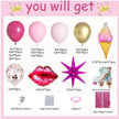 i-emporium Pink Balloon Arch Kit Garland Set for Barbie Princess Theme - 130 Pieces