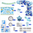 i-emporium 241 Pcs - Baby Shower Decorations - Baby Boy