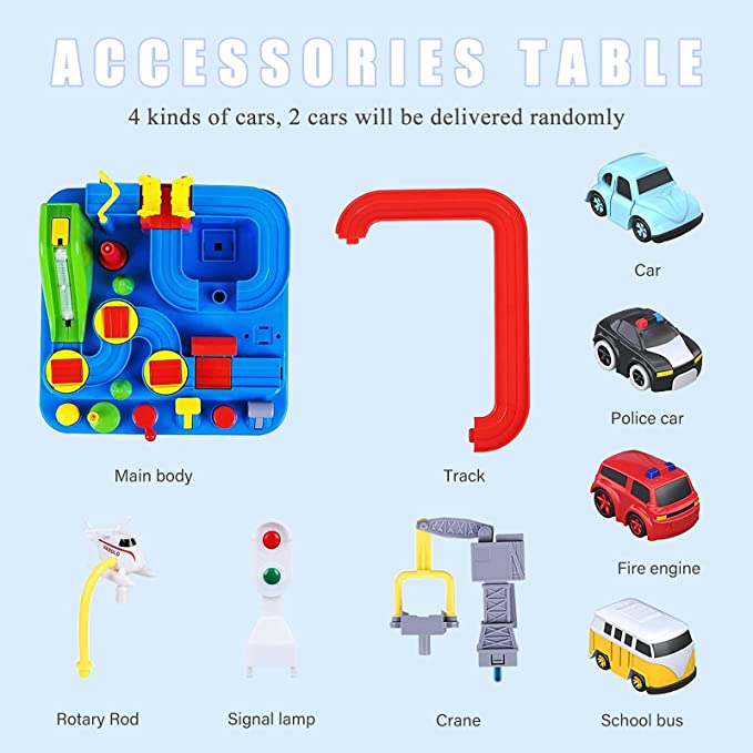 i-emporium City Rescue Car Adventure Preschool Educational Race Track