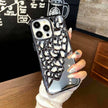 i-emporium Luxury Electroplated Mirror iPhone Case | Hollow Plating Cover for iPhone 14 Pro & 15 Pro Series