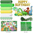 i-emporium Dinosaur Birthday Party Decorations – 226-Piece Set with Balloon Garland