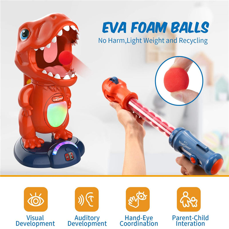 i-emporium Movable Dinosaur Shooting Toy for Kids - Target Shooting