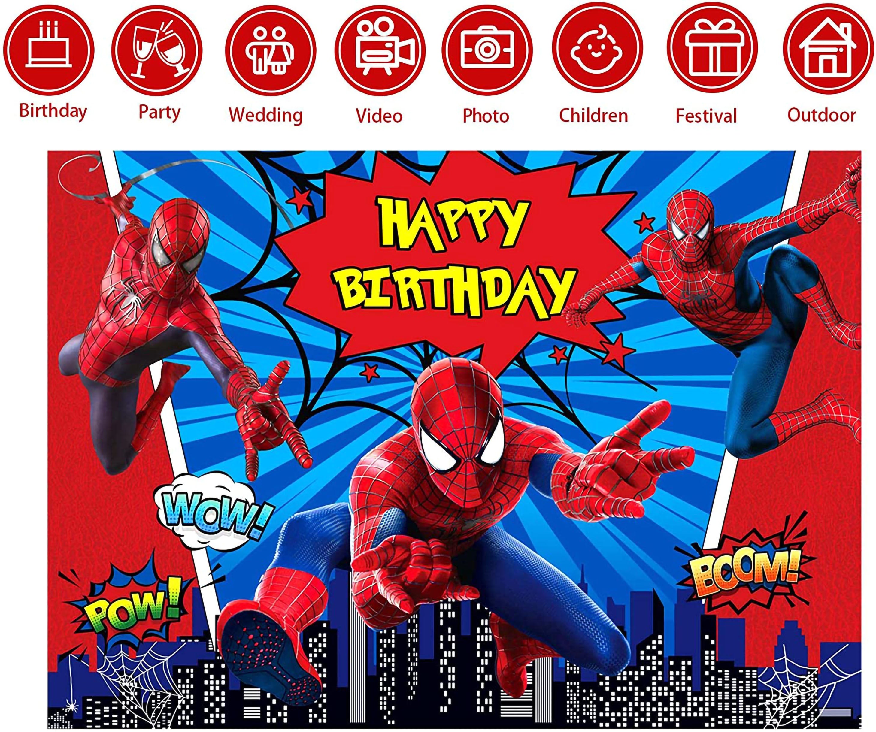 i-emporium Spiderman Party Decorations | Supplies | Packs | 205 Pieces