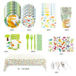 i-emporium Dinosaur Birthday Party Decorations – 226-Piece Set with Balloon Garland
