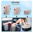i-emporium Inflatable Travel Footrest - Neck Pillow, Sleep Mask, And Ear Plugs Pack