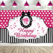 i-emporium Pink Backdrop for Girls - Happy Birthday Barbie Theme - Princess Theme