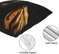 i-emporium African Theme Black and Gold Cushion Covers - 50 x 50cm - 2 Piece