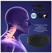 i-emporium - Cervical Traction Pillow & 13-Point Tourmaline Magnetic Self-Heating Neck Wrap