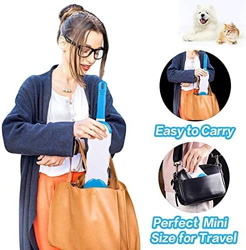 i-emporium Pet Hair Remover Brush – Dog & Cat Hair Remover Lint Brush with Self-Cleaning Base