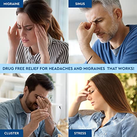 i-emporium Headache Migraine Relief Cap | Hot and Cold Therapy | 360 Deg