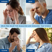 i-emporium Headache Migraine Relief Cap | Hot and Cold Therapy | 360 Deg