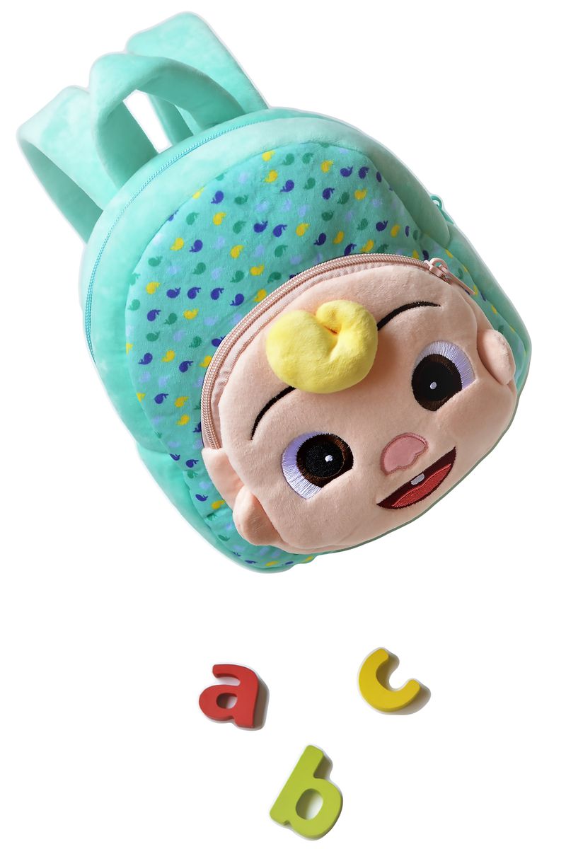 i-emporium Cocomelon JJ Doll Soft Plush Mini Backpack & JJ Plush Doll
