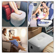 i-emporium Inflatable Travel Footrest - Neck Pillow, Sleep Mask, And Ear Plugs Pack